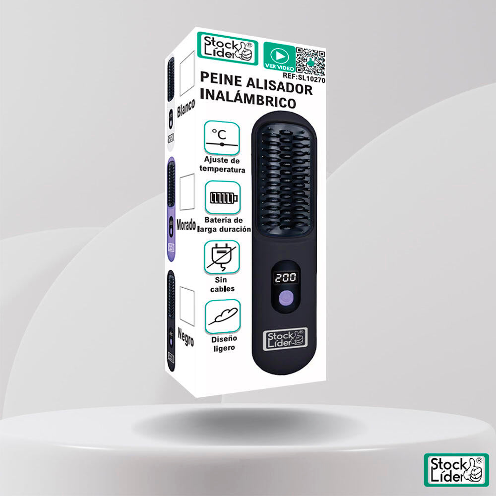 Peine Alisador Inalámbrico – Liso rápido donde quieras
