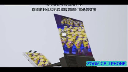 Amplificador de Pantalla para Móviles con Altavoz – Visual amplia + sonido envolvente