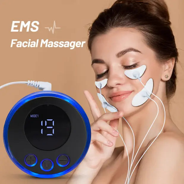Masajeador Facial EMS InnovaGoods – Reafirma, ilumina y renueva