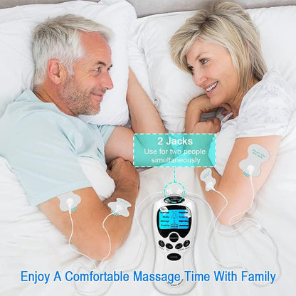 Electroestimulador Digital Portátil EMS. Tonifica, recupera y relaja