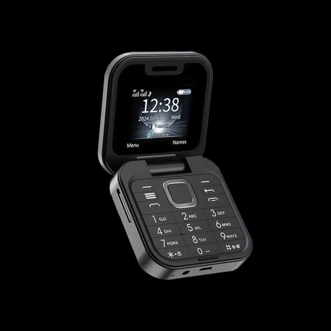 Teléfono Móvil Plegable I18 Pro – Compacto, tapa y cámara HD