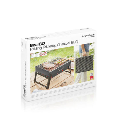 Barbacoa Portátil BearBQ – Plegable y de carbón