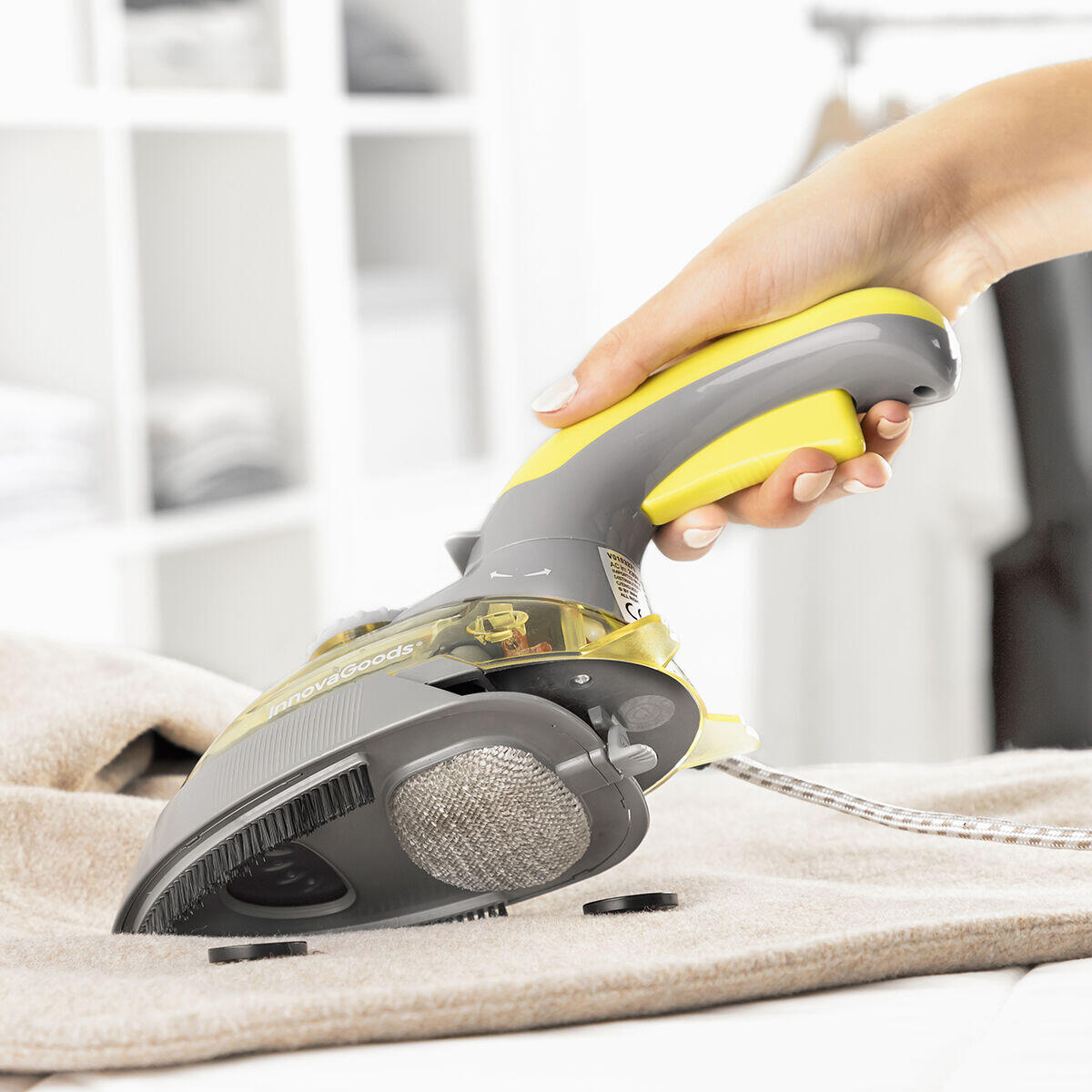 Mini Plancha de Vapor 2en1 – Vertical y Horizontal (800 W)