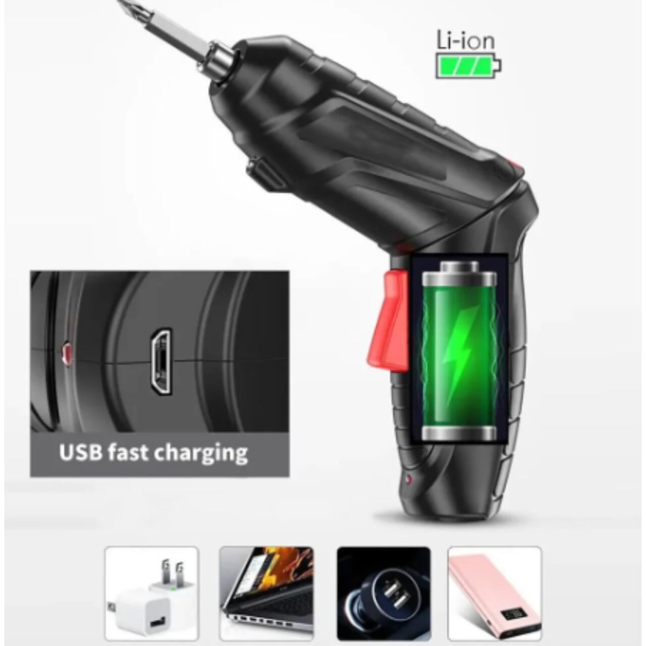 Maletín Destornillador Eléctrico 47 Pcs – Completo y portátil