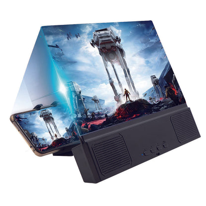 Amplificador de Pantalla para Móviles con Altavoz – Visual amplia + sonido envolvente