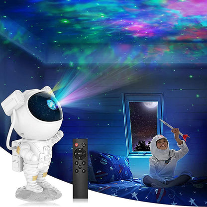 Proyector Astronauta – Galaxias LED para habitación