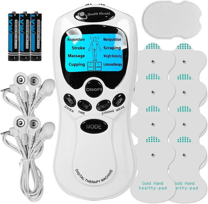 Electroestimulador Digital Portátil EMS. Tonifica, recupera y relaja