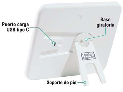 Espejo para Maquillaje – Táctil, con LED y portátil