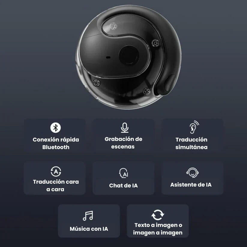Auriculares Traductor Instantáneo – Bloquea barreras de idioma